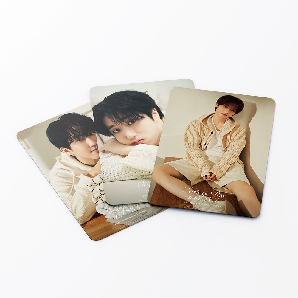 Stray Kids Album 2024 Perfect Day with SKZ Photocard Lomo Card Postcard 55 chiếc / hộp