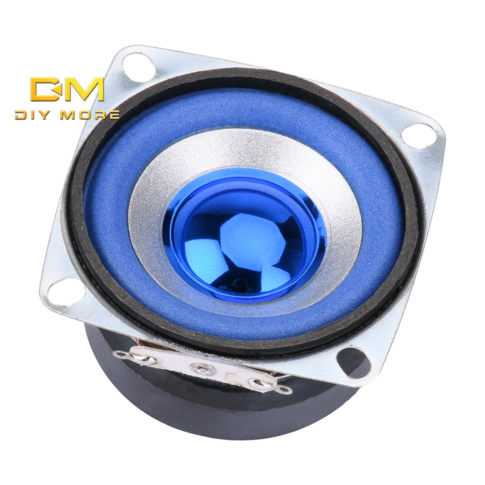 DIYMORE Loa Tự Lắp Ráp Hình Vuông Màu Xanh Dương 2-inch 5w 4ohm 52mm 5w 3r 5w