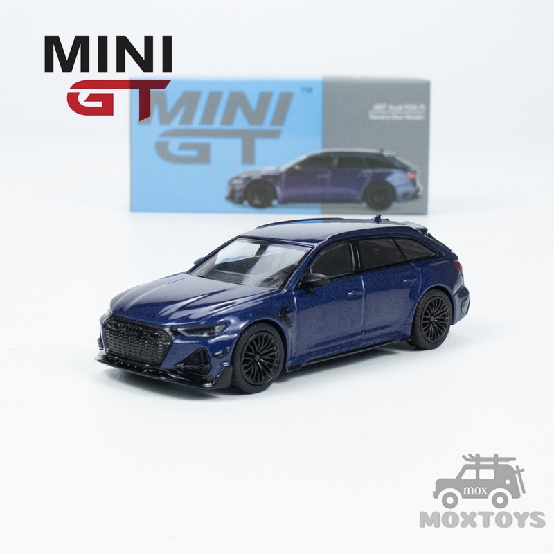 Mô Hình Xe Hơi mini gt 1: 64 abt rs6-r navarra blue Metal lhd Tỉ Lệ 1: 64