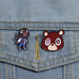 Ghim Cài Áo Hình Búp Bê rapper kanye west peripheral Dễ Thương