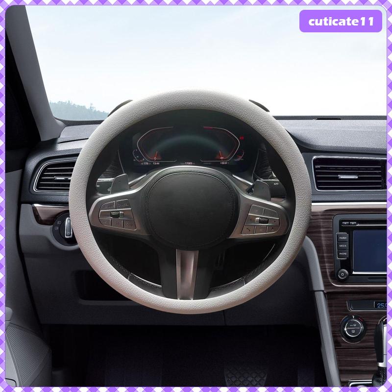 Vỏ Bọc Vô Lăng Xe Hơi Bằng Silicon Chống Mòn Trang Trí Nội Thất