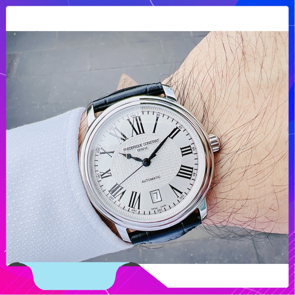 Đồng hồ nam chính hãng Frederique Constant FC-303M4P6 - Máy cơ tự động - Kính Sapphire Bảo Hành 1 Năm HẰNG WATCH