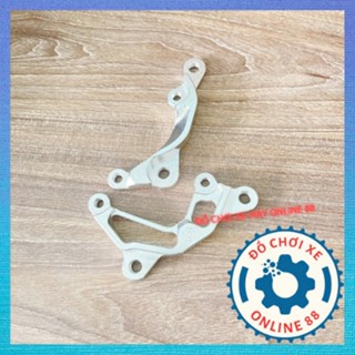 Pát trước Sirius dĩa 220/260/267mm heo 2 Piston Bremb@/Adelin/Frando màu Trắng / pad heo dầu CNC Nhôm nguyên khối CBV04