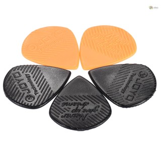 Bộ 5 miếng gảy đàn guitar bằng nhựa hình tam giác màu đen / cam 3 cái