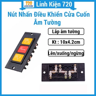 Bộ nút nhấn điều khiển cửa cuốn âm tường