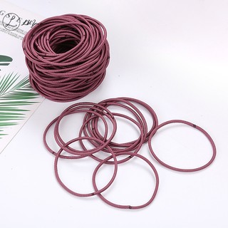 Luimo Set 100 Dây Cột Tóc Cao Su Co Giãn Cho Nữ