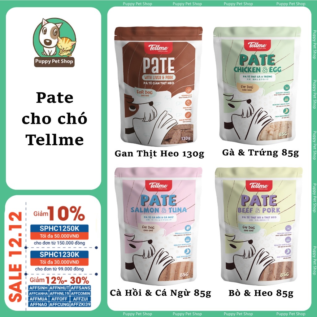 Pate Tellme cho chó