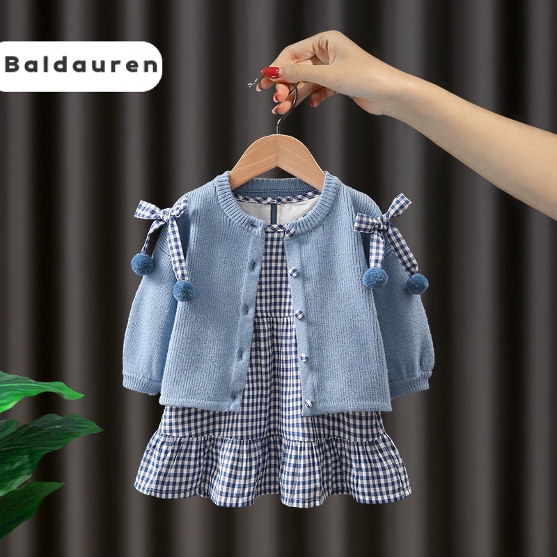 Baldauren Váy Bé Gái váy váy trẻ em công chúa bé gái thời trang dễ thương đẹp 2023 NEW KLQ23A0S8L 43Z231024