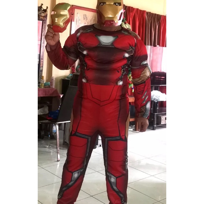 Bộ Áo Liền Quần Hóa Trang Siêu Anh Hùng Người Nhện Người Sắt hulk thor batman Cho Nam