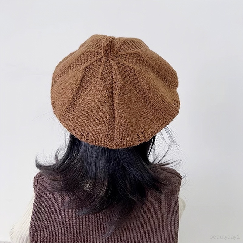 Mũ Nồi Dệt Kim Màu Sắc Ngọt Ngào Thời Trang Thu Đông Cho Bé