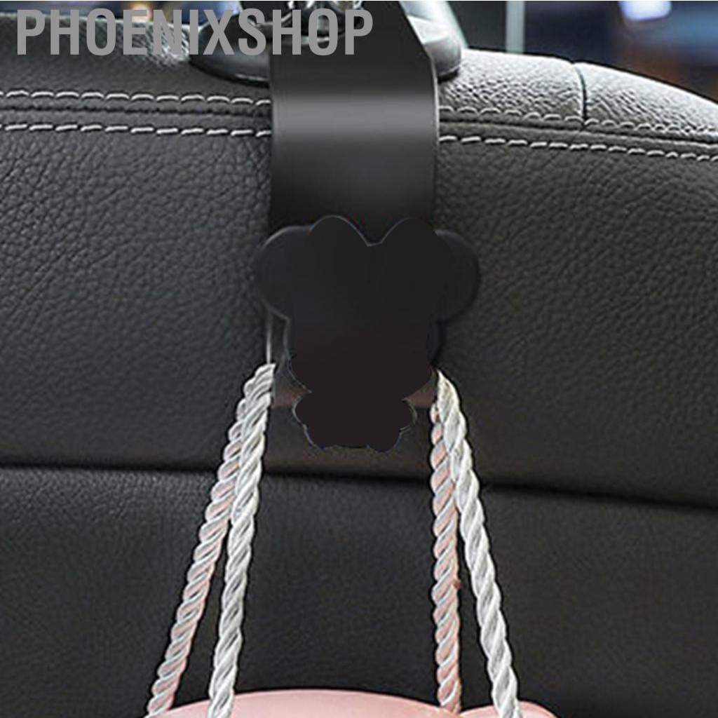 Phoenixshop Car Headrest Hook  Sturdy Structure Lightweight Durable Seat Hanger Convenient for