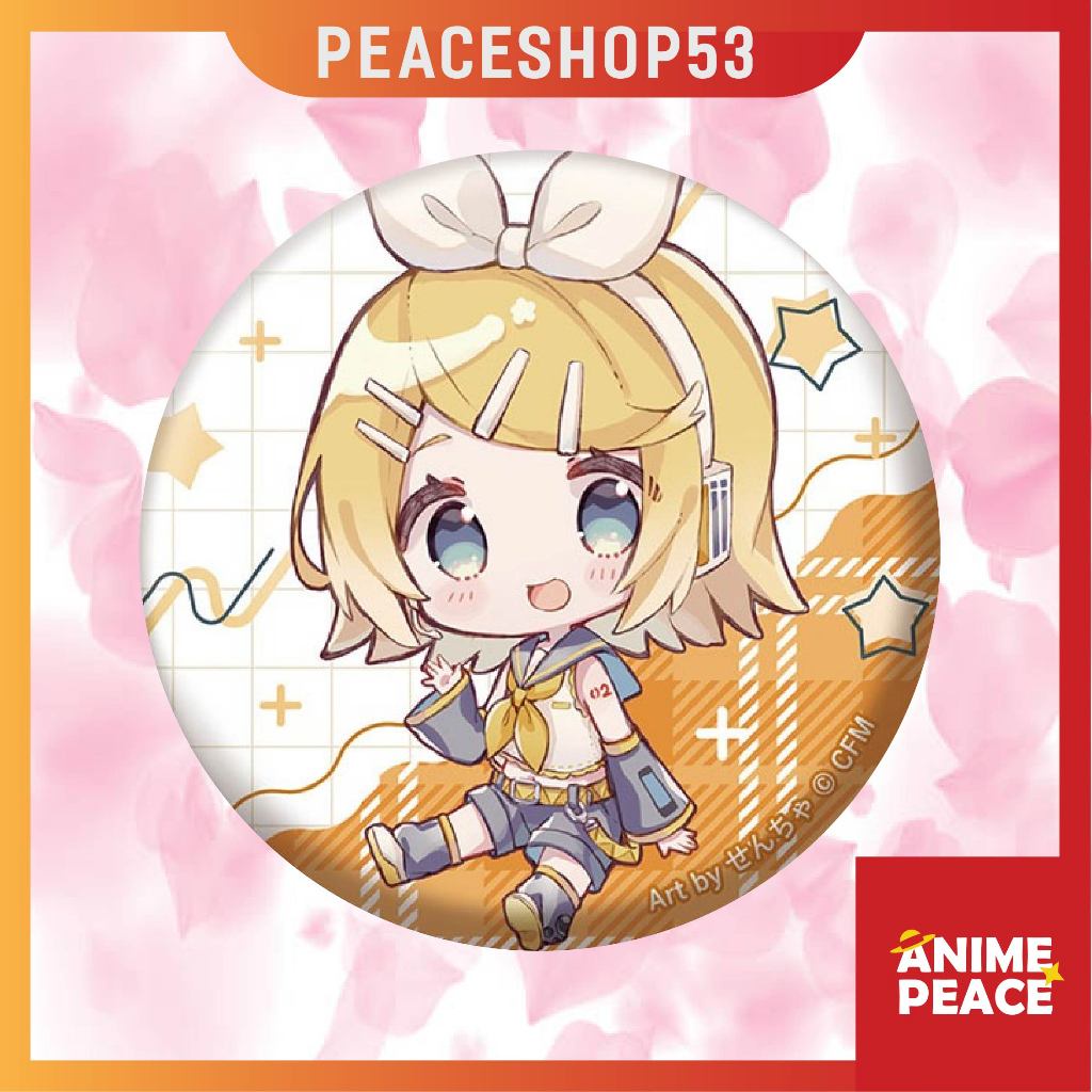 Huy hiệu Hatsune Miku Vocaloid Lấp Lánh Huy Hiệu Vocaloid Ver 10 Set Chibi HH69