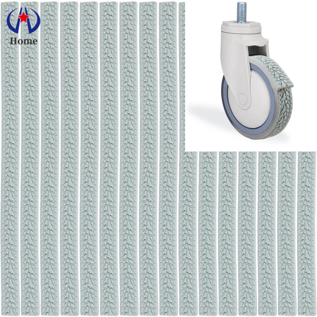 Bộ 16 Vỏ Bọc Bánh Xe Vali Hành Lý Bằng silicone Chống Nước Không Ồn 1.2cm shopskc7076