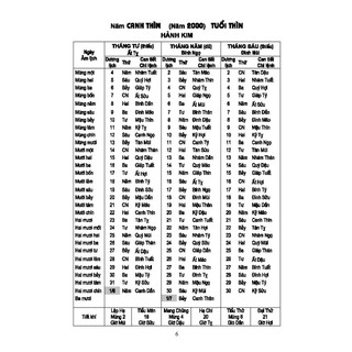 Sách - Lịch vạn niên 2000 - 2120 (MT)