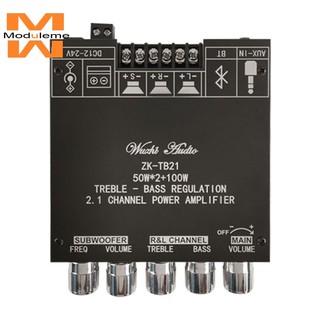 Mô-đun khuếch đại âm thanh kỹ thuật số tb21 tpa3116 2.1 bluetooth 5.0 usb