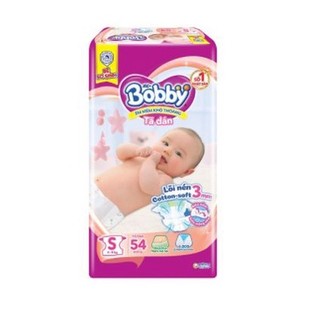 Tã dán Bobby size S54 miếng (Cho bé 4 - 8kg)