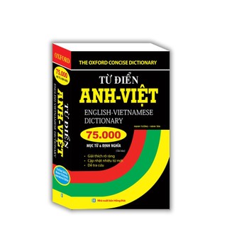 Sách - từ điển anh việt 75000 mục từ và định nghĩa -minh thắng book