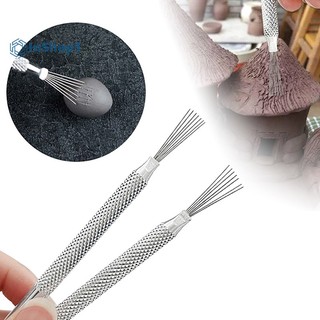 [Inshot1] Dụng Cụ Làm Gốm / Đất Sét Polymer 7 Pin Hình Lông Vũ DIY