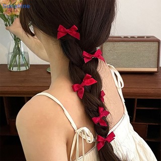 Bộ 4 kẹp tóc nơ nhỏ xinh xắn đơn giản cho nữ