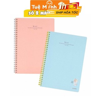 Vở B5 80 trang kẻ ngang Klong Ms 580 [Chọn Màu] bìa nhựa lò xo kép VPPTUEMINH, cuốn tập sổ Klong