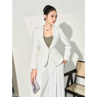 Suits by chan - áo vest chiết eo tay dài julia vest - scao00026