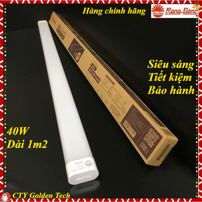 (Chính hãng) Bộ đèn led bán nguyệt M36 50W Rạng Đông dài 1m2, Siêu sáng tiết kiệm điện - Ánh sáng tr