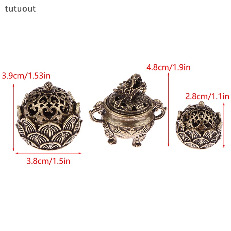 Đế Đốt Trầm Hương Hình Hoa Sen mini Trang Trí Nhà Cửa vn