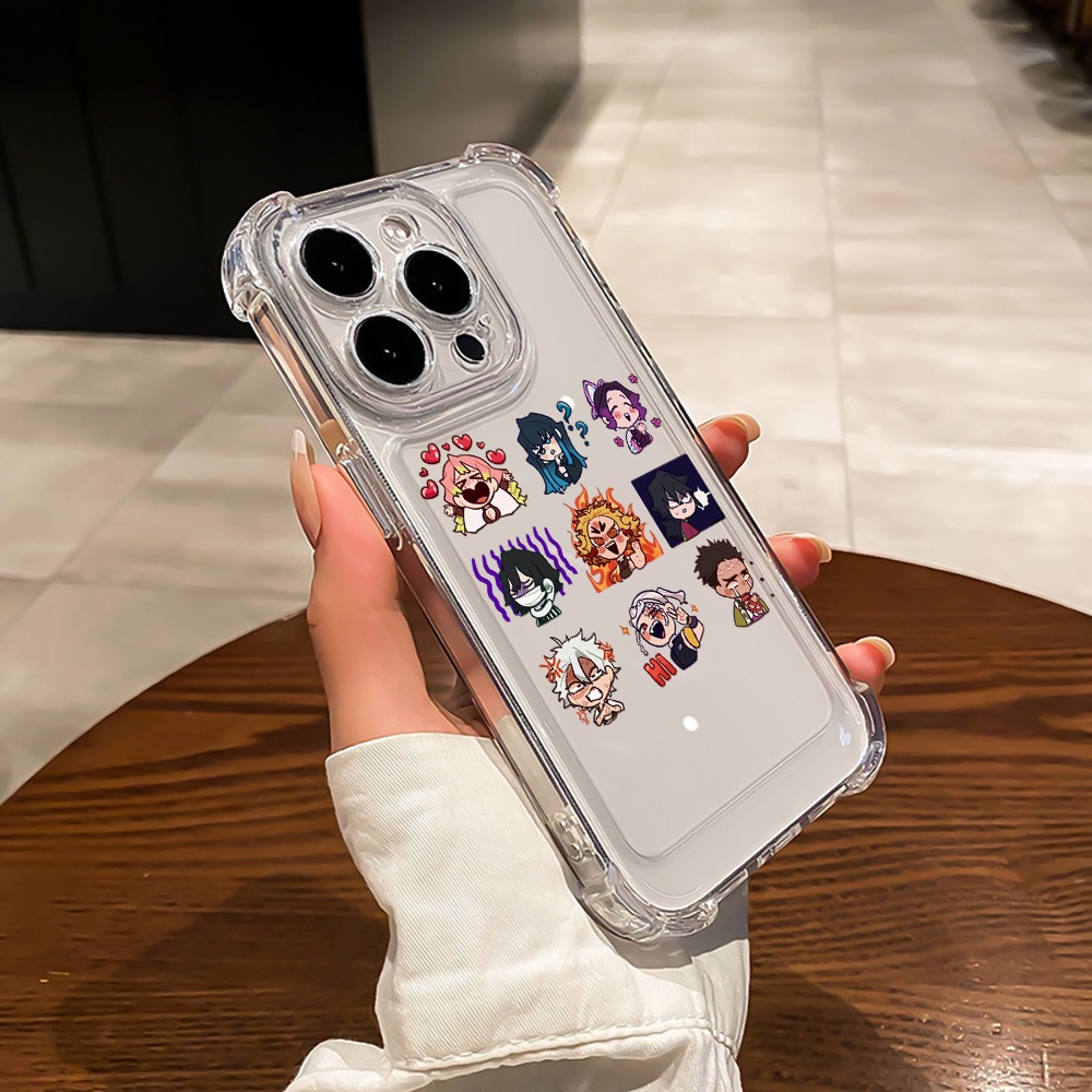Ốp Điện Thoại Hình demon slayer Cho iphone 14 pro max 13 12 11 x xr xs 7 8 plus se 2022