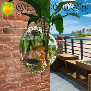 Bể cá treo tường bằng acrylic trong suốt hình cầu 3d độc đáo trang trí văn phòng / bể cá cảnh