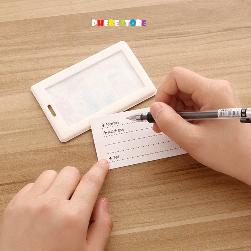 Thẻ tên treo vali hành lý balo du lịch name tag móc khóa đeo cặp ghi tên cute quà tặng dễ thương cho bé yk