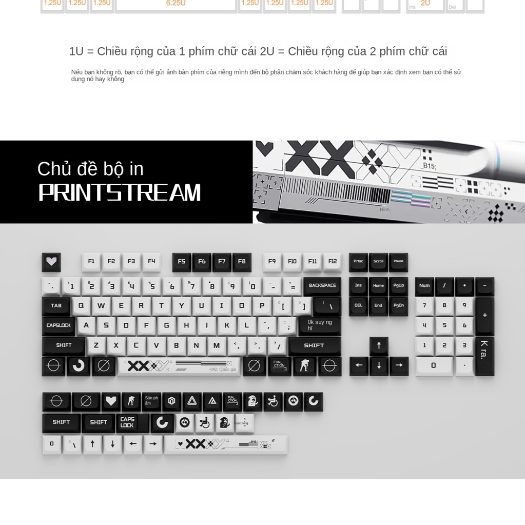 Bộ keycap in CSGO, thăng hoa PBT, XDA9.5mm, 132 phím, thích hợp cho bàn phím trục vệ tinh