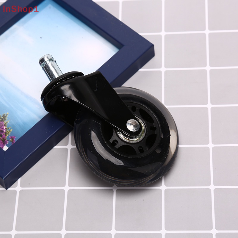1 Bánh Xe Cao Su Xoay 3 inch Mẫu mới Cho Ghế Văn Phòng