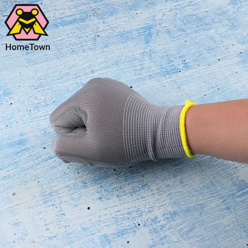 Găng Tay Da pu Bảo Vệ An Toàn Khi Lái Xe / Làm Vườn Màu Xám