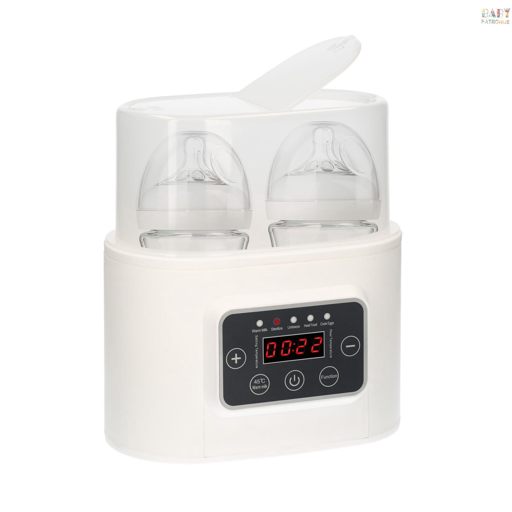 Máy Hâm Nóng Bình Sữa Em Bé 5 Trong 1 Màn Hình Kỹ Thuật Số Có Hẹn Giờ Tiệt Trùng Giữ Ấm Cho Mẹ Và Bé