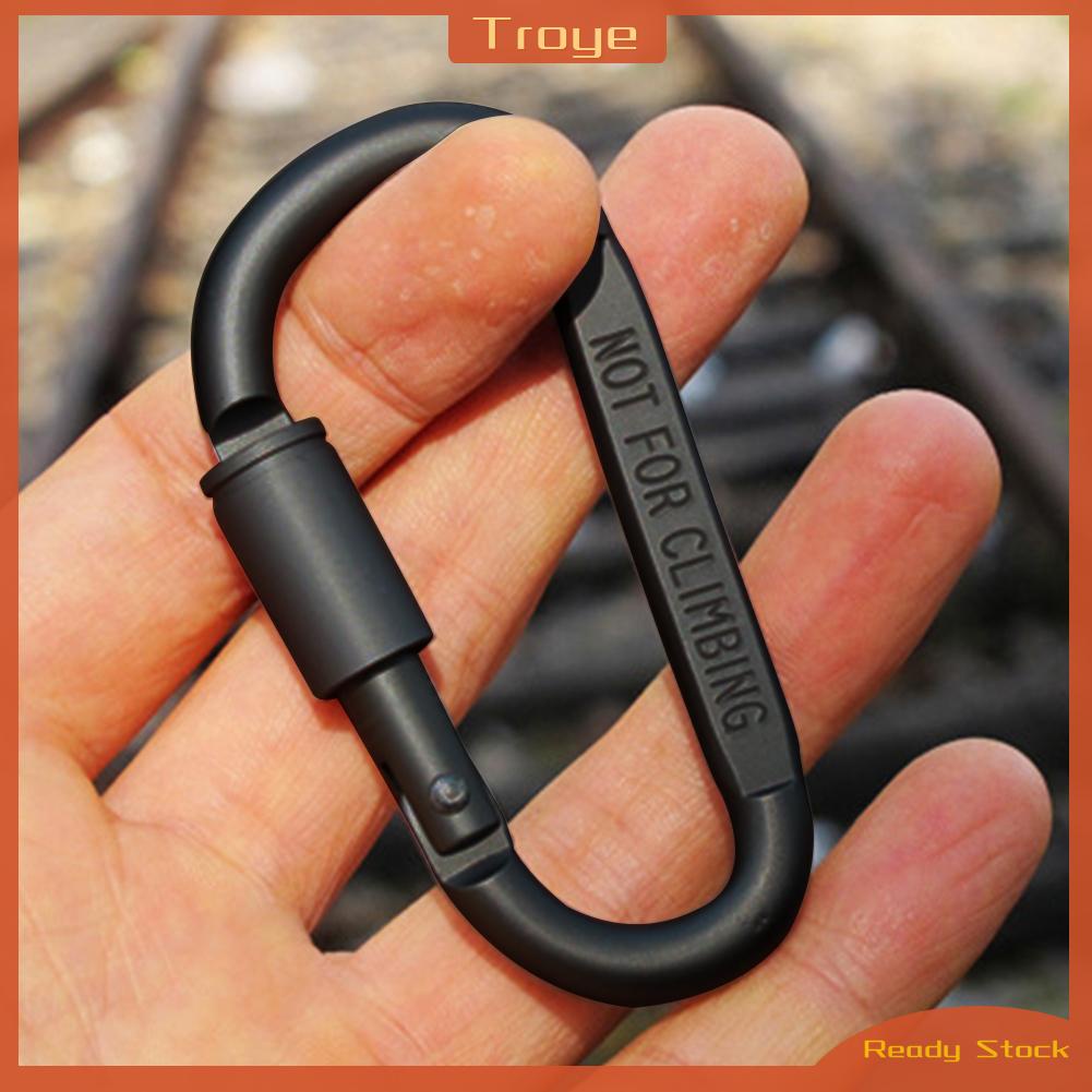 ❀ Troye troye ❀ Set 6 Móc Khóa Cắm Trại Hình Chữ d Bằng Hợp Kim Nhôm