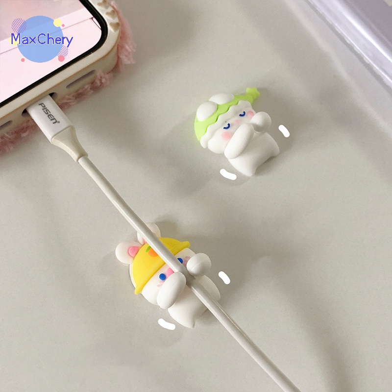 Set 2 Kẹp Giữ Dây Cáp Mạnh Mẽ Hình Hoạt Hình Dễ Thương Cho Văn Phòng Và Nhà Ở Mới