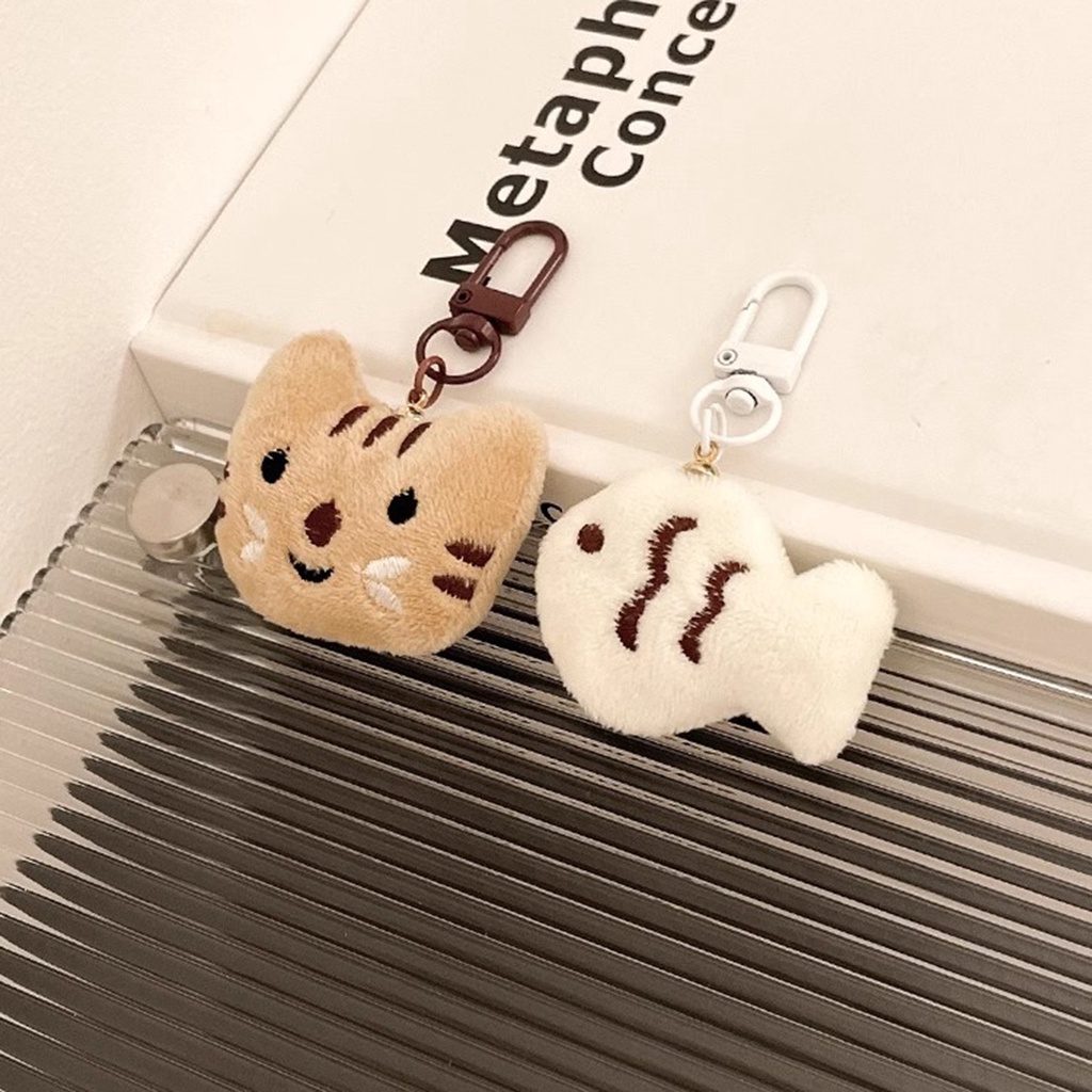 Móc Khóa Hình Mèo Nhồi Bông Đáng Yêu