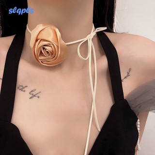 Niche Vòng Cổ choker handmade Hình Hoa Hồng