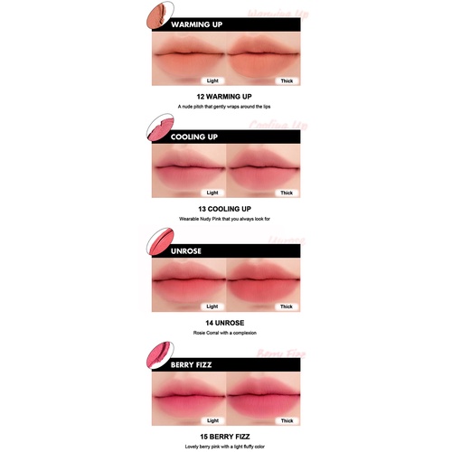 Rom&nd Romand BLUR FUDGE TINT 5g 15Type
