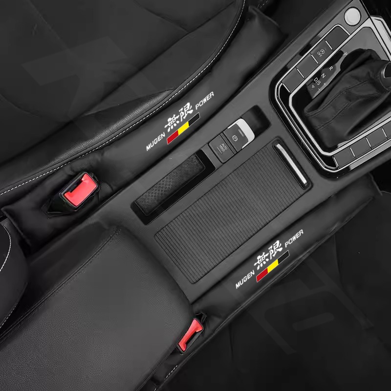 1 / 2 Đệm Lót Khe Hở Ghế Ngồi Xe Hơi honda city jazz civic crv hrv brv brv type r mugen