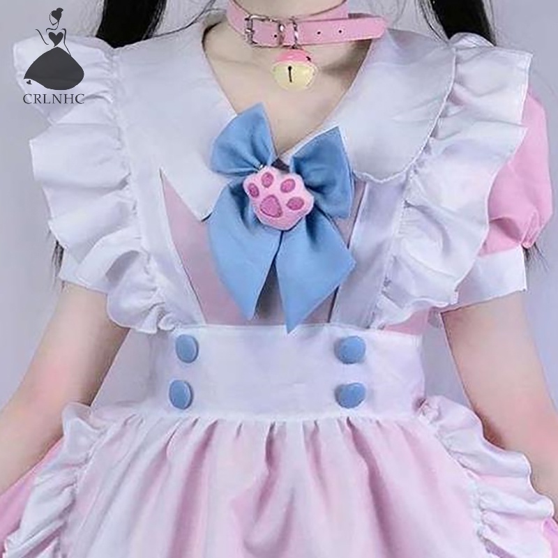 Bộ đồ hóa trang cô hầu gái CRLNHC gợi cảm phong cách Lolita