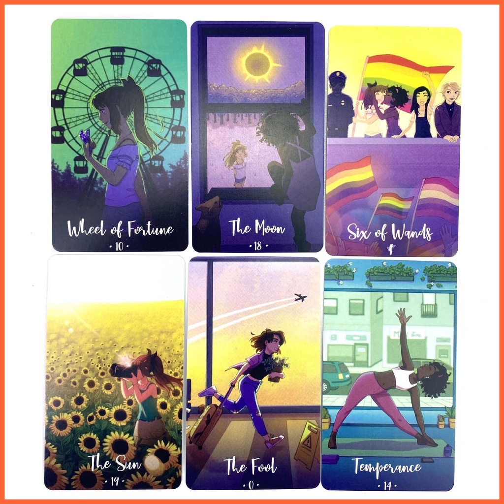 Bộ Bài tarot / Bài tarot / Bài tarot / Mặt Trăng Độc Đáo Cho Người Mới Bắt Đầu