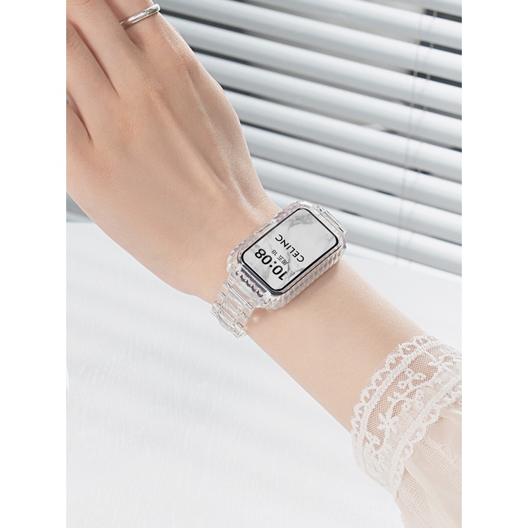 Dây Đeo Thay Thế Bằng Nhựa tpu Trong Suốt Cho Đồng Hồ huawei band 8 band 7 band 6 huawei 7 band6 Thời Trang