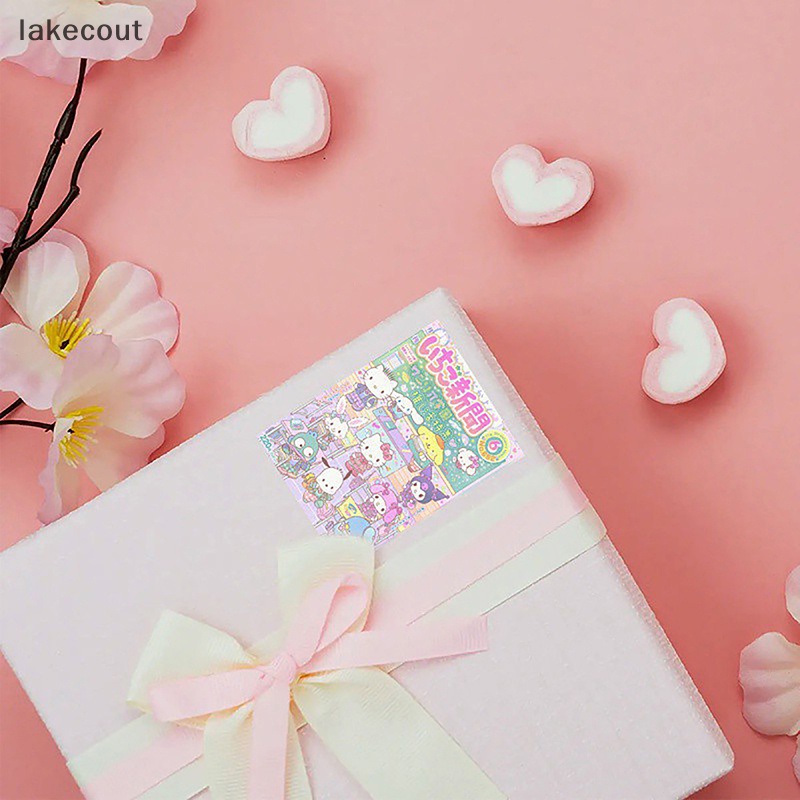 Cuộn 500 / Cuộn Nhãn Dán Hoạt Hình sanrio melody big ear dog Kuromi hello kitty Đáng Yêu