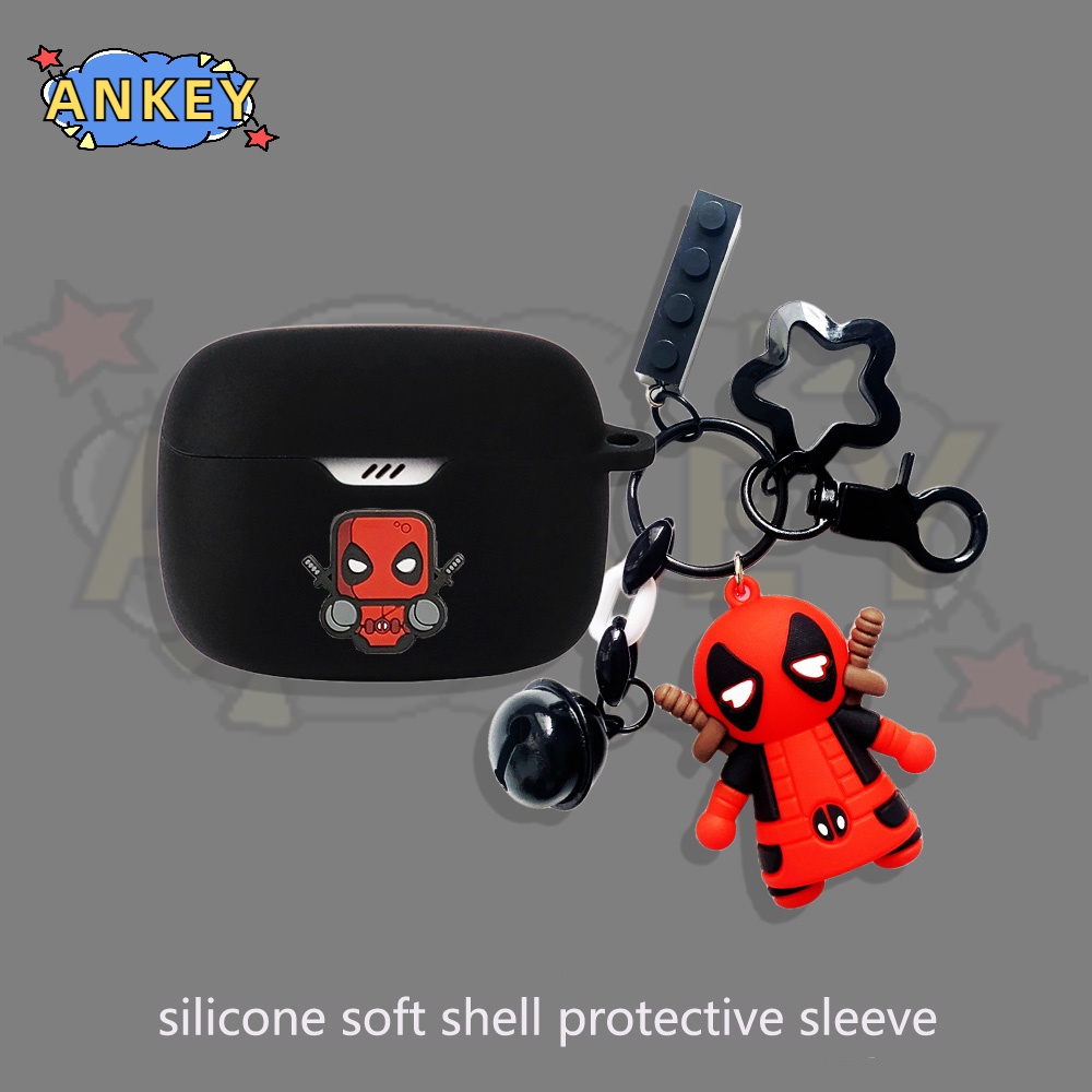 Case For Edifier TWS1 Pro 2 W220T W240TN Earphone Silicone Case Cartoon Lovely Earbuds Waterproof Shockproof Soft Protective Headphone Cover Headset Skin with Hook
