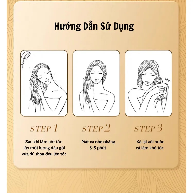 Dầu Gội Dưỡng Đen Tóc Cao Linh Chi Dr.Dmy 300g Nuôi Dưỡng Tóc Bóng Mượt, Đen TócTự Nhiên