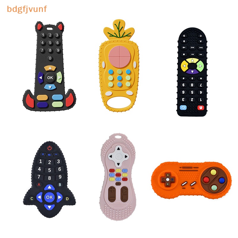 Bdgf Đồ Chơi Silicon Hình tv Điều Khiển Từ Xa Giúp Giảm Đau Răng Dành Cho Trẻ Em vn
