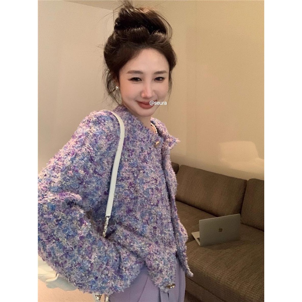 Áo Khoác cardigan Dệt Kim Tay Dài Dáng Rộng Thời Trang Thu Đông 3n