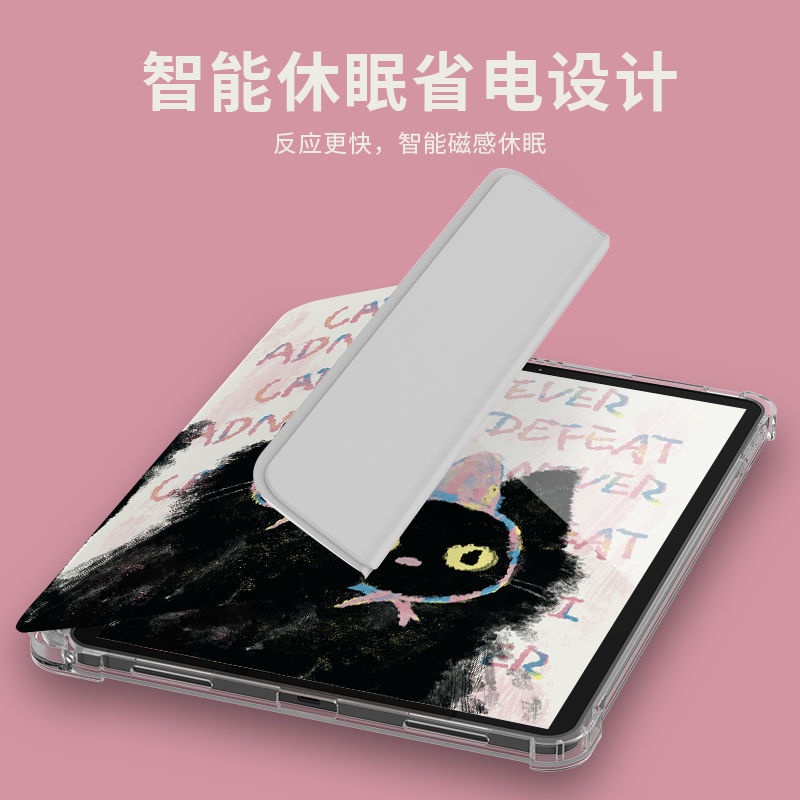 Bao Da Máy Tính Bảng Dễ Thương Chống Sốc Có Ngăn Đựng Bút Chì Cho ipad 2021 8th / 9th / 10th 2022 pro11 air5 / 4 / 3 mini6 5 4