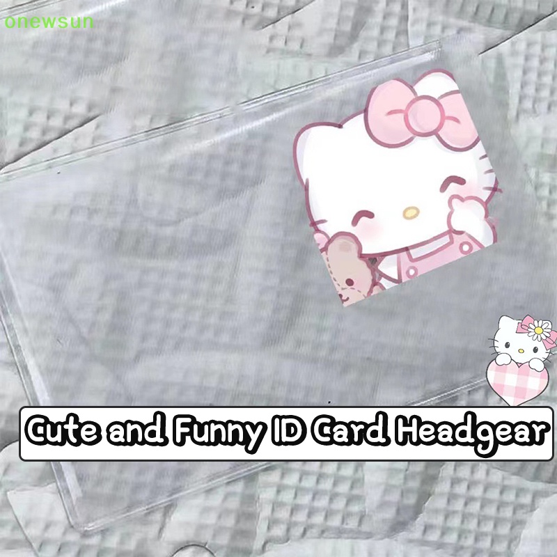 SANRIO Hộp Đựng Thẻ Tín Dụng / Danh Thiếp / Danh Thiếp Trong Suốt Chống Thấm Nước Mới